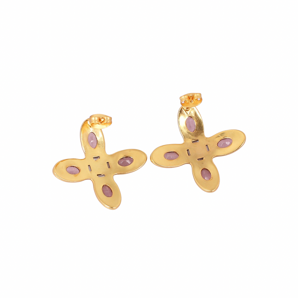 Big Plus Pink Earrings