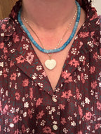 Sparkling Turquoise Beaded Necklace