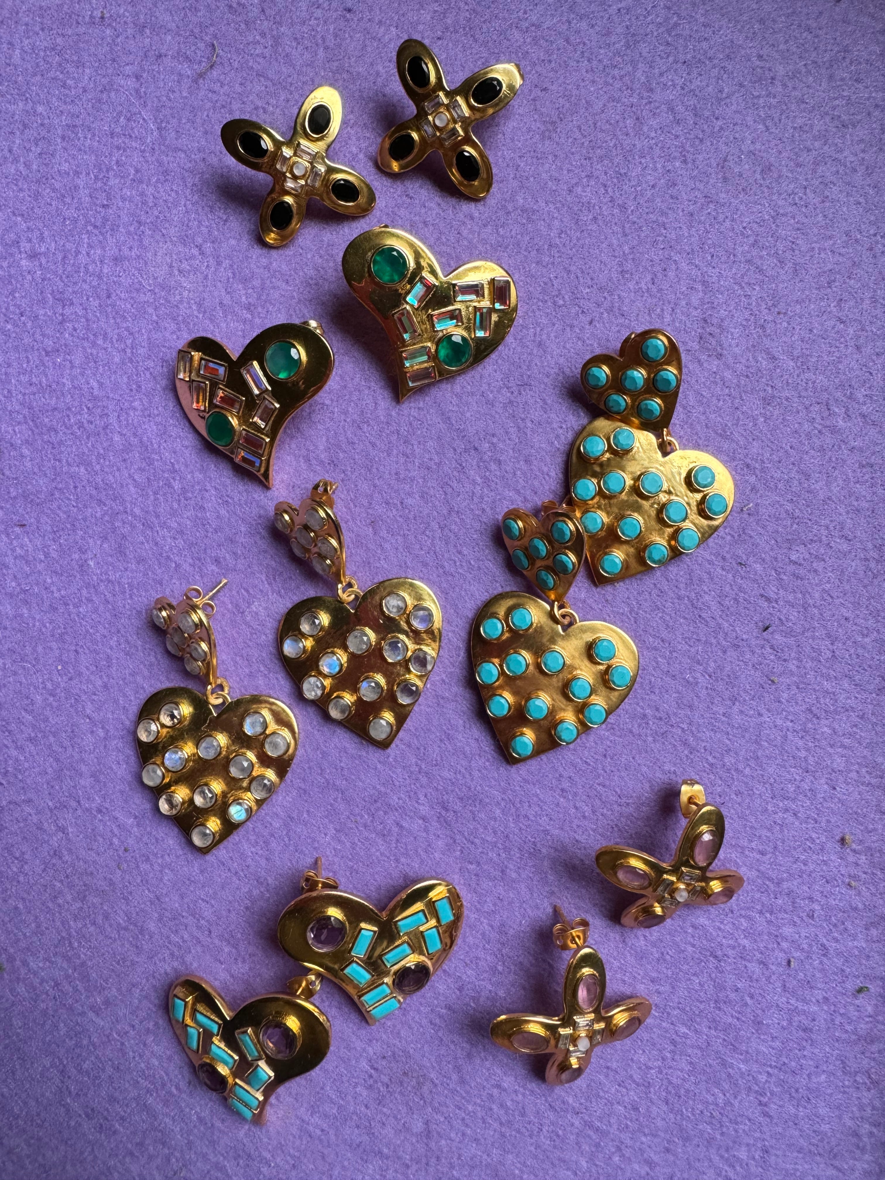 Big Plus Pink Earrings