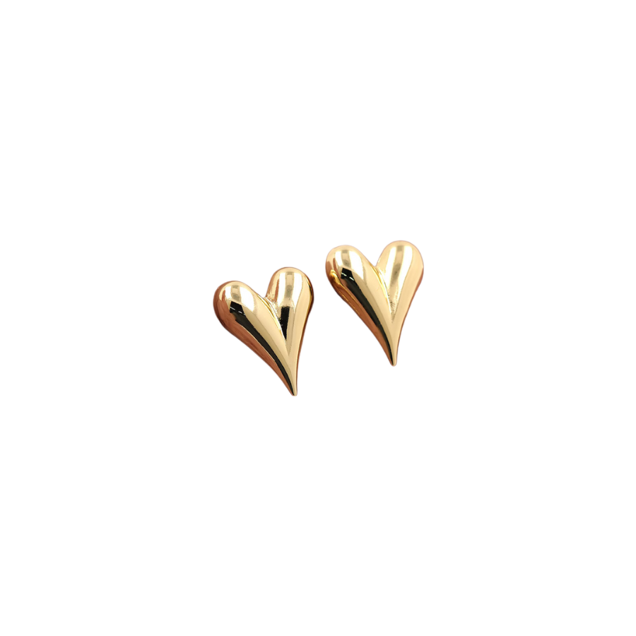 Puffy Heart Earrings