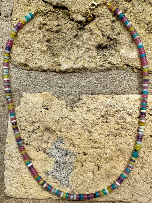 Small Pastel Beaded Necklace