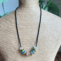 Glass Bead Rope Necklace