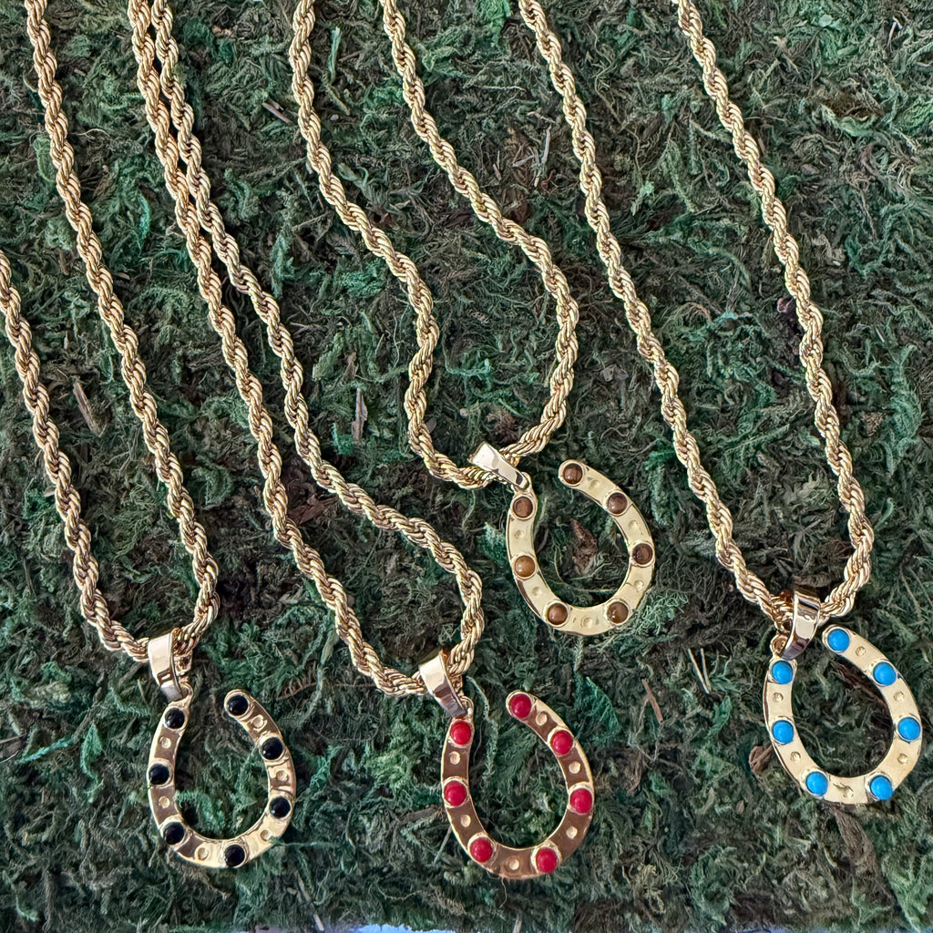 Horseshoe Rope Necklace
