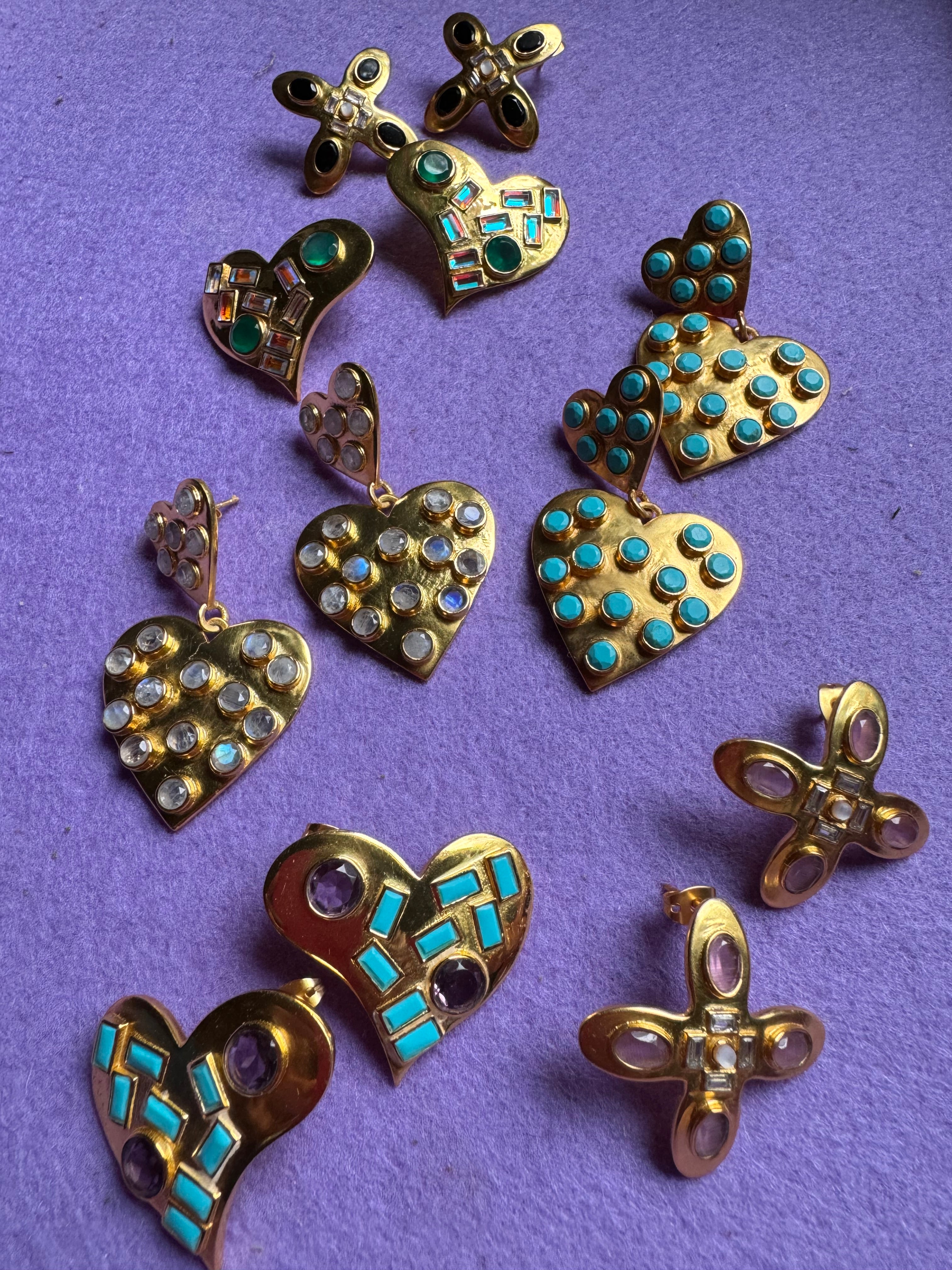 Fiesta Heart Earrings