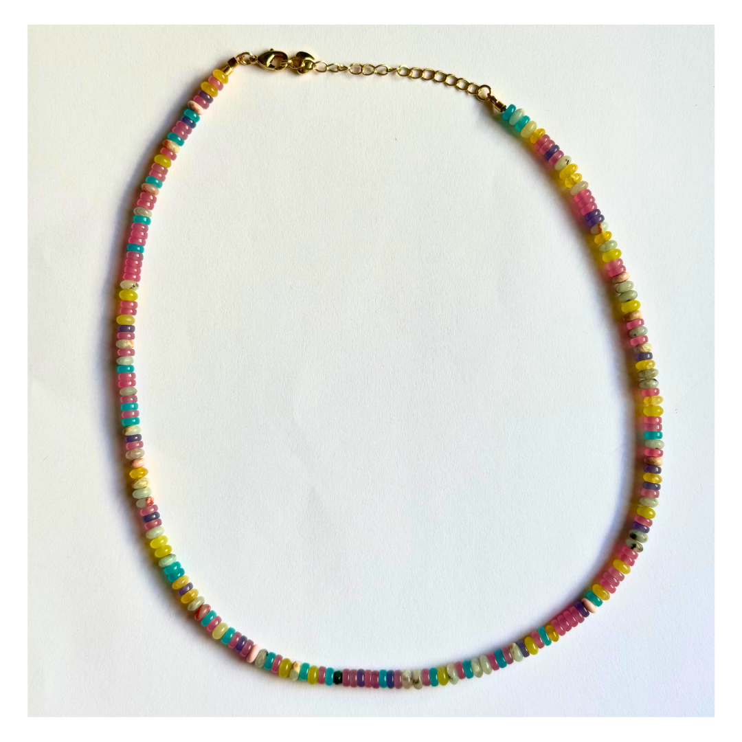 Small Pastel Beaded Necklace