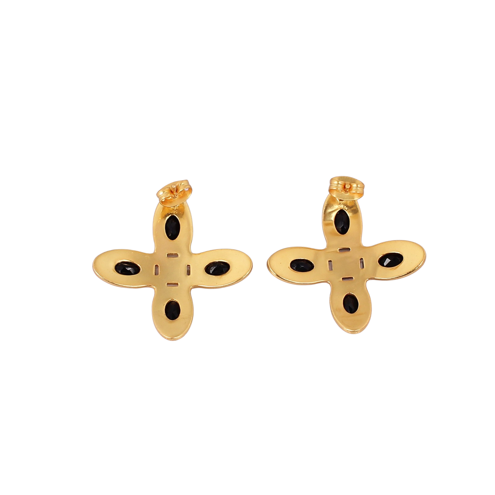 Big Plus Black Onyx Earrings