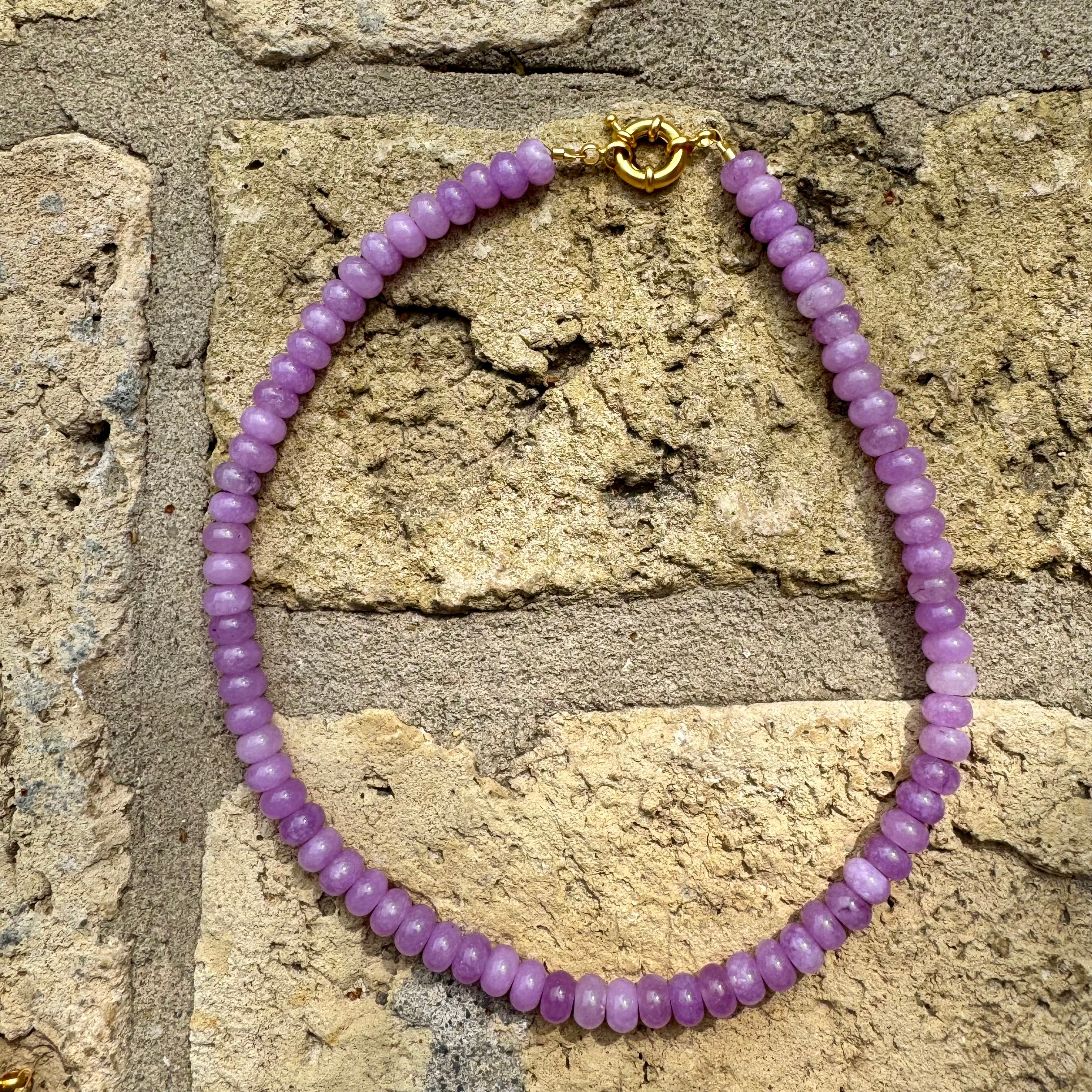 Lavender Quartz Necklace