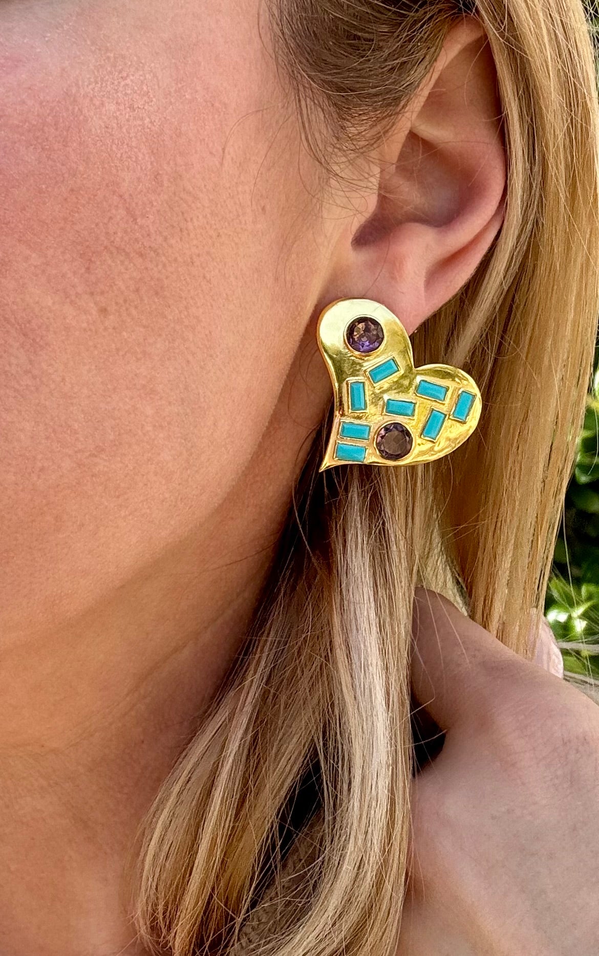 Fiesta Heart Earrings