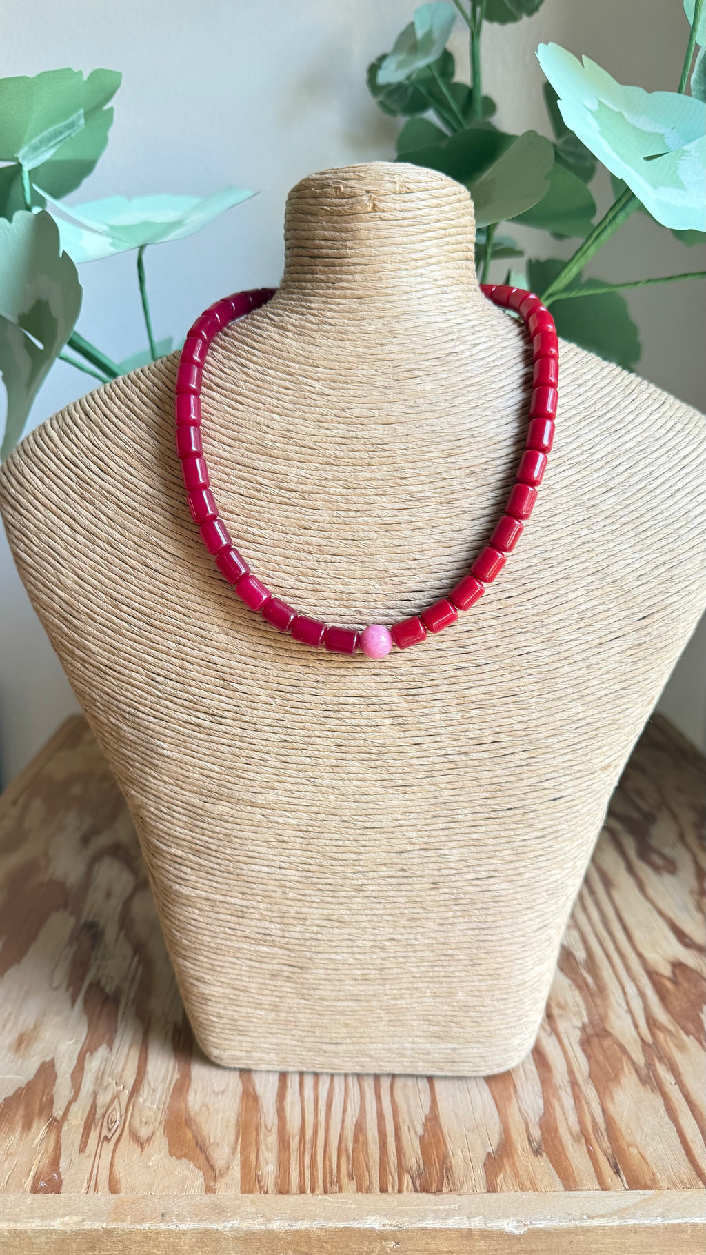 Fall Toned Gemstone Duo Necklace
