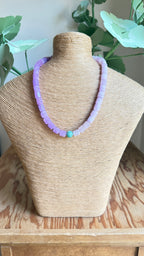 Fall Toned Gemstone Duo Necklace