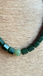 Fall Toned Gemstone Duo Necklace