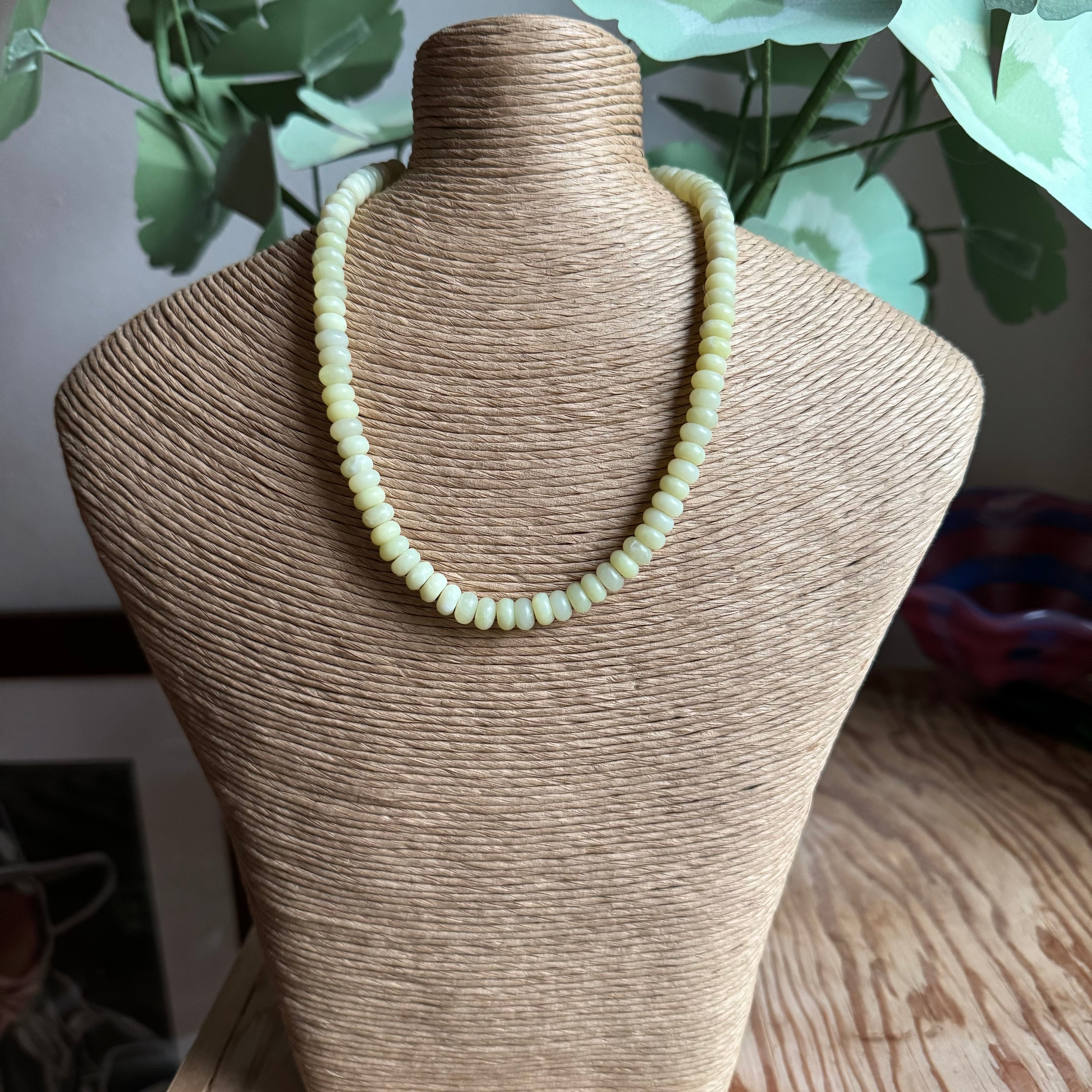 Lemon Beaded Necklace