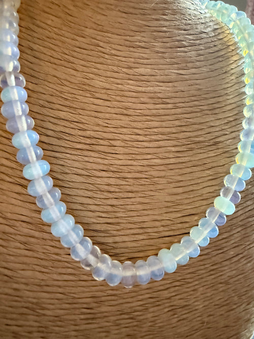 Moonstone Beaded Necklace