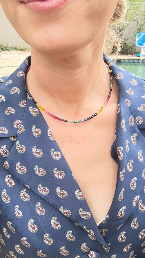 Petite Colorful Beaded Necklace