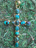 Turquoise Cross Pendant