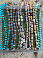 Turquoise Spacer Beaded Necklace