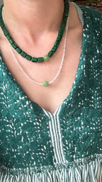 Suspended Ball Beaded Necklace