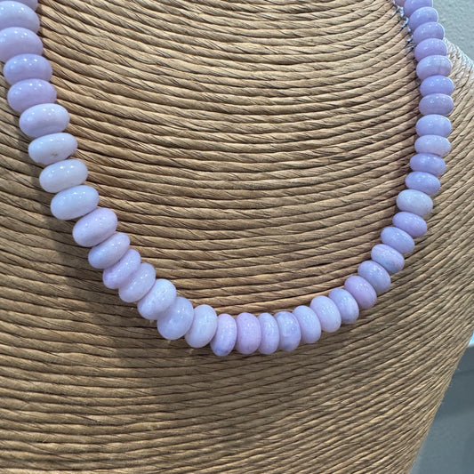 Purple Opal Beaded Necklace