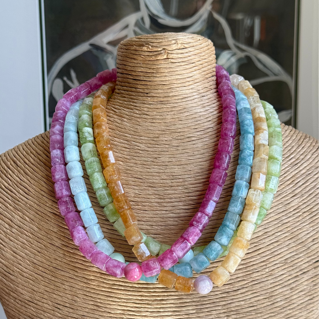 Gemstone Duo Necklace