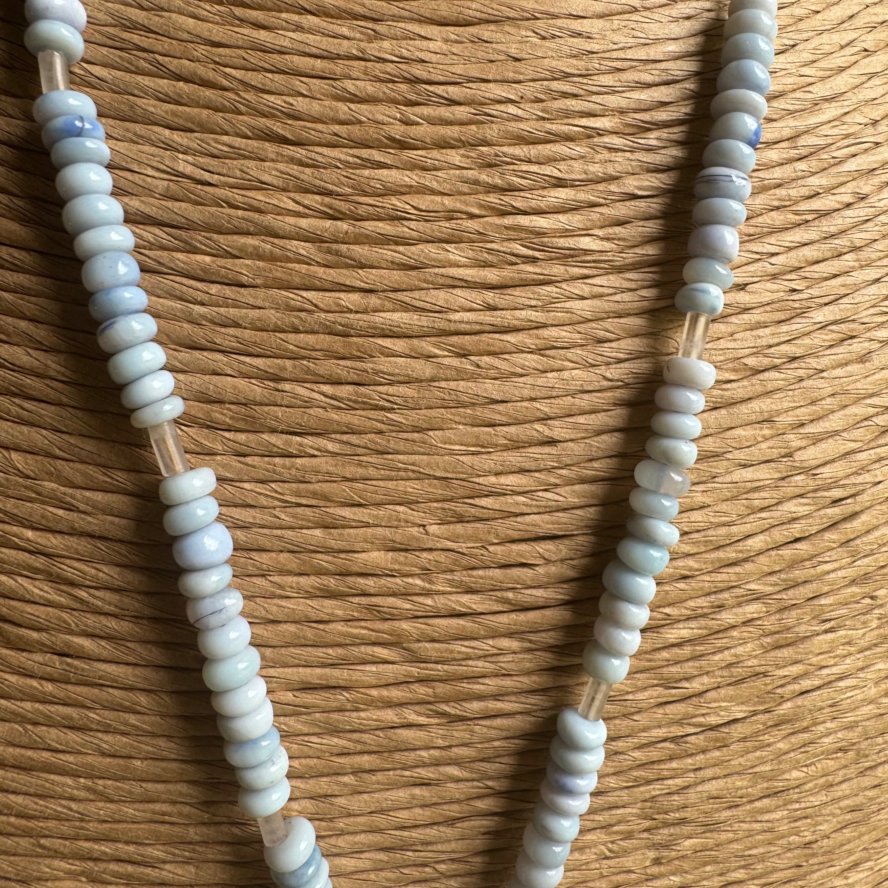 Blue Large Flower Necklace