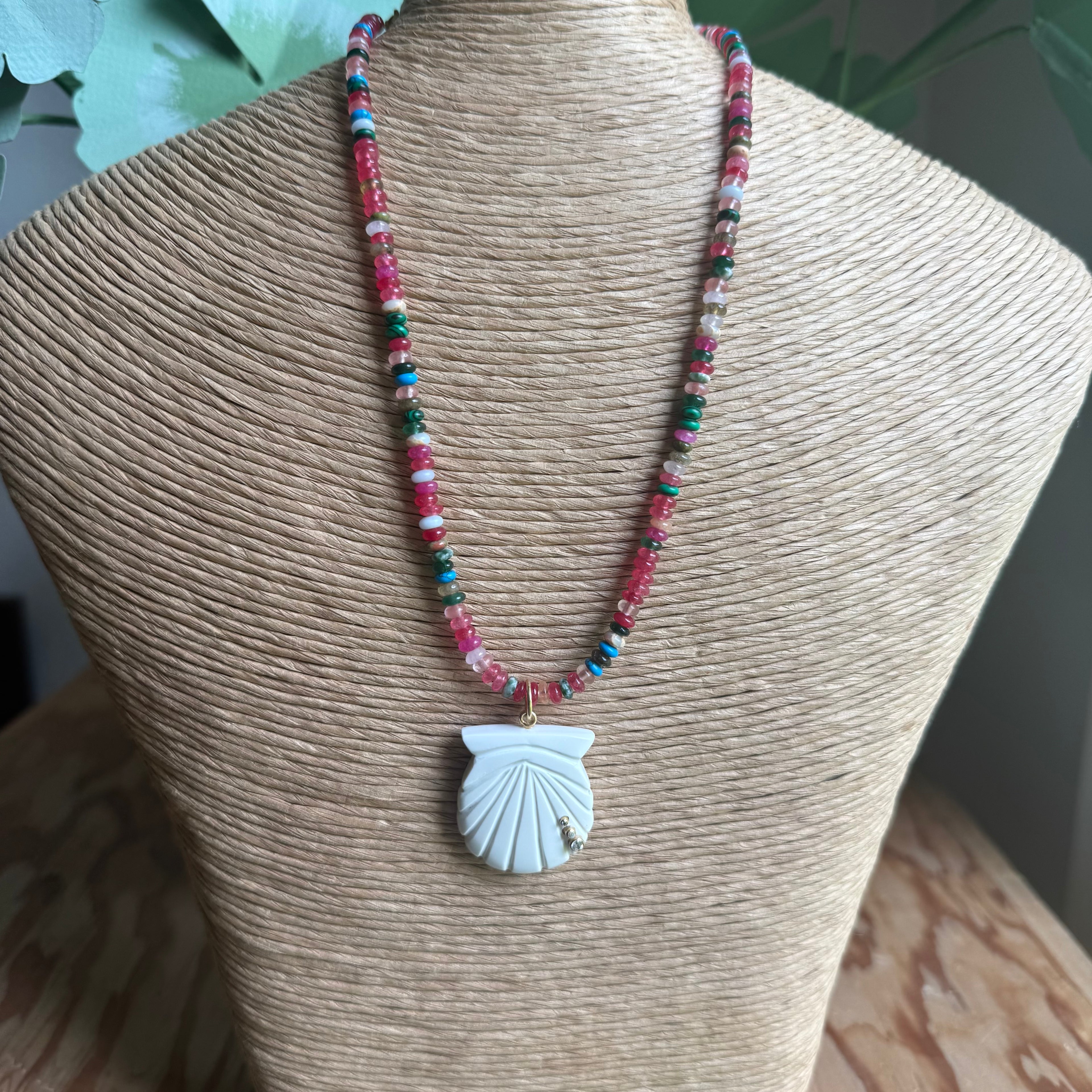 Multicolored Shell Necklace
