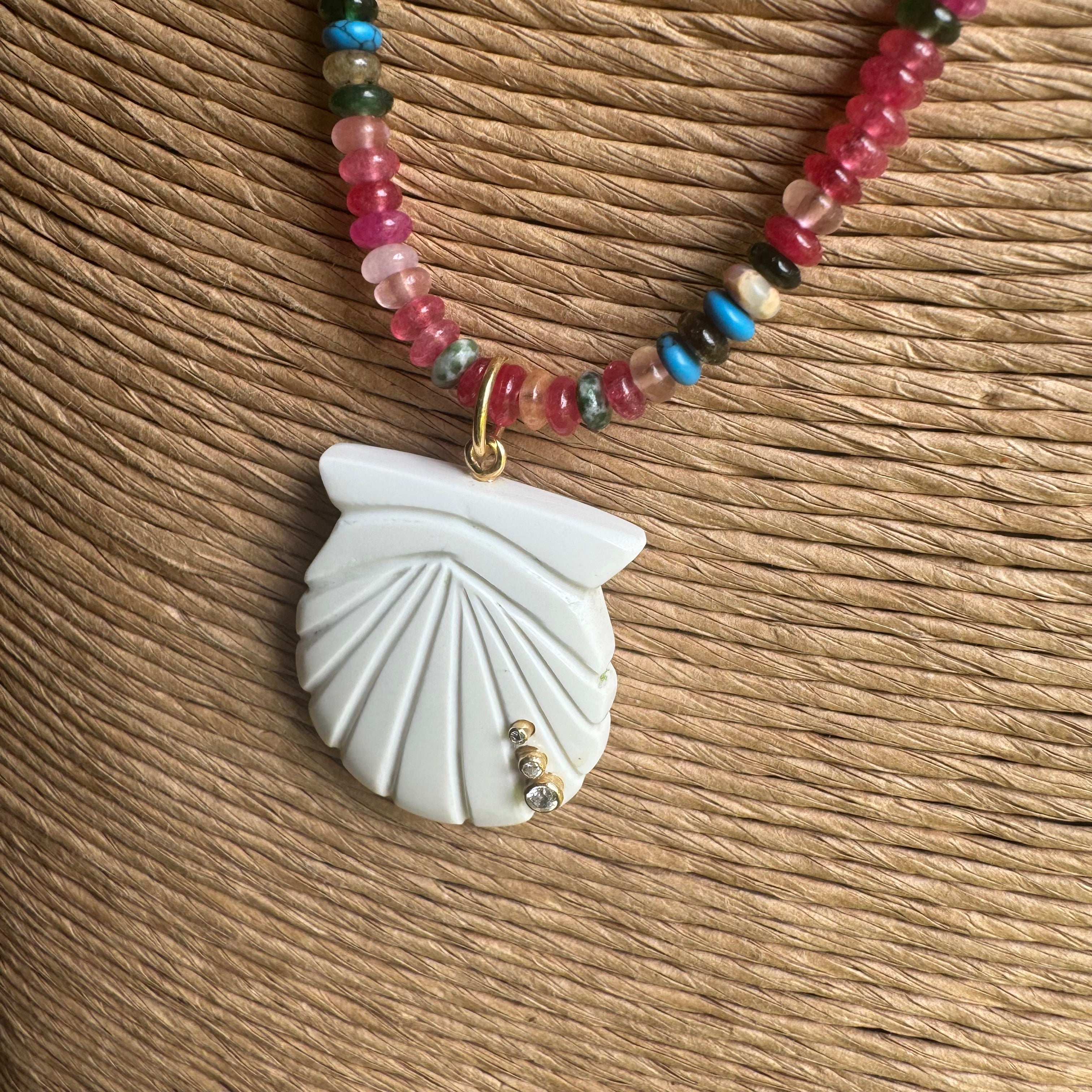 Multicolored Shell Necklace