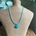 Blue Flower Necklace