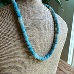 Sparkling Turquoise Beaded Necklace