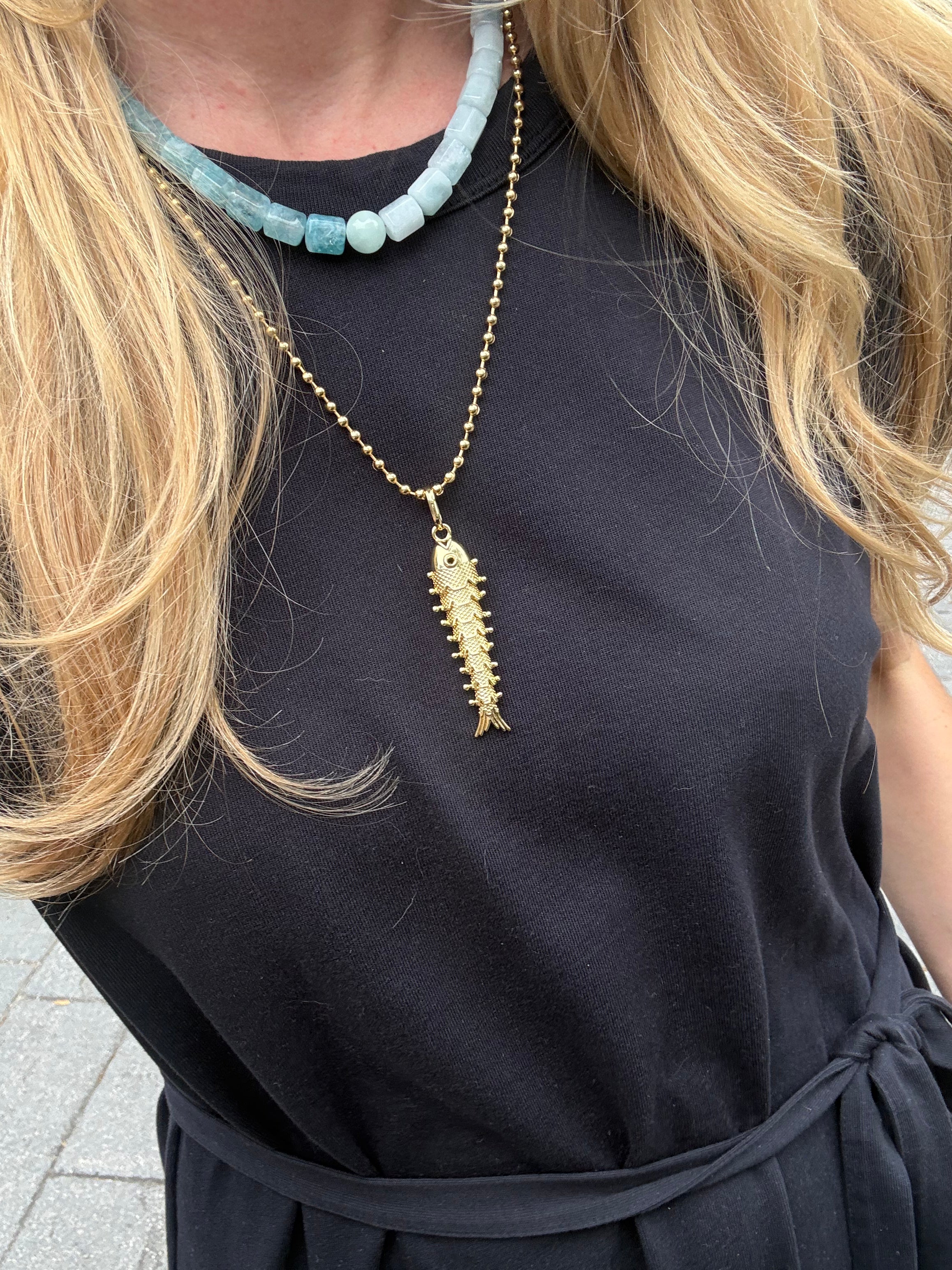 Reticulated Fish Charms