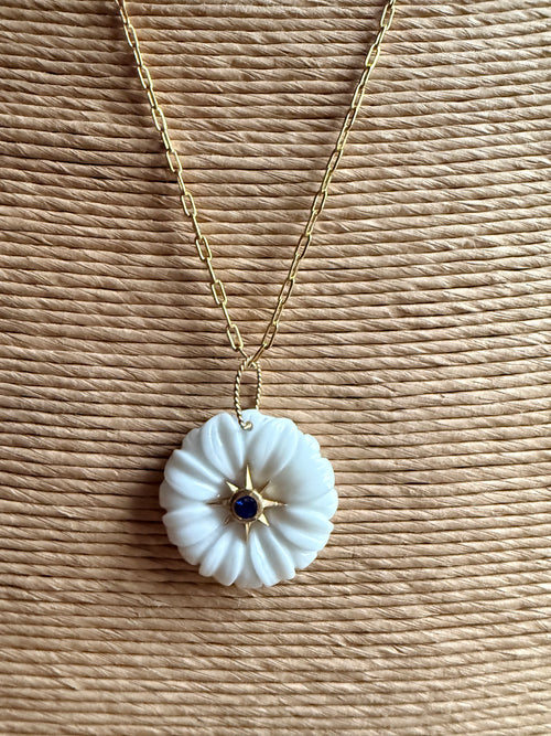 Zinnia Flower Charm