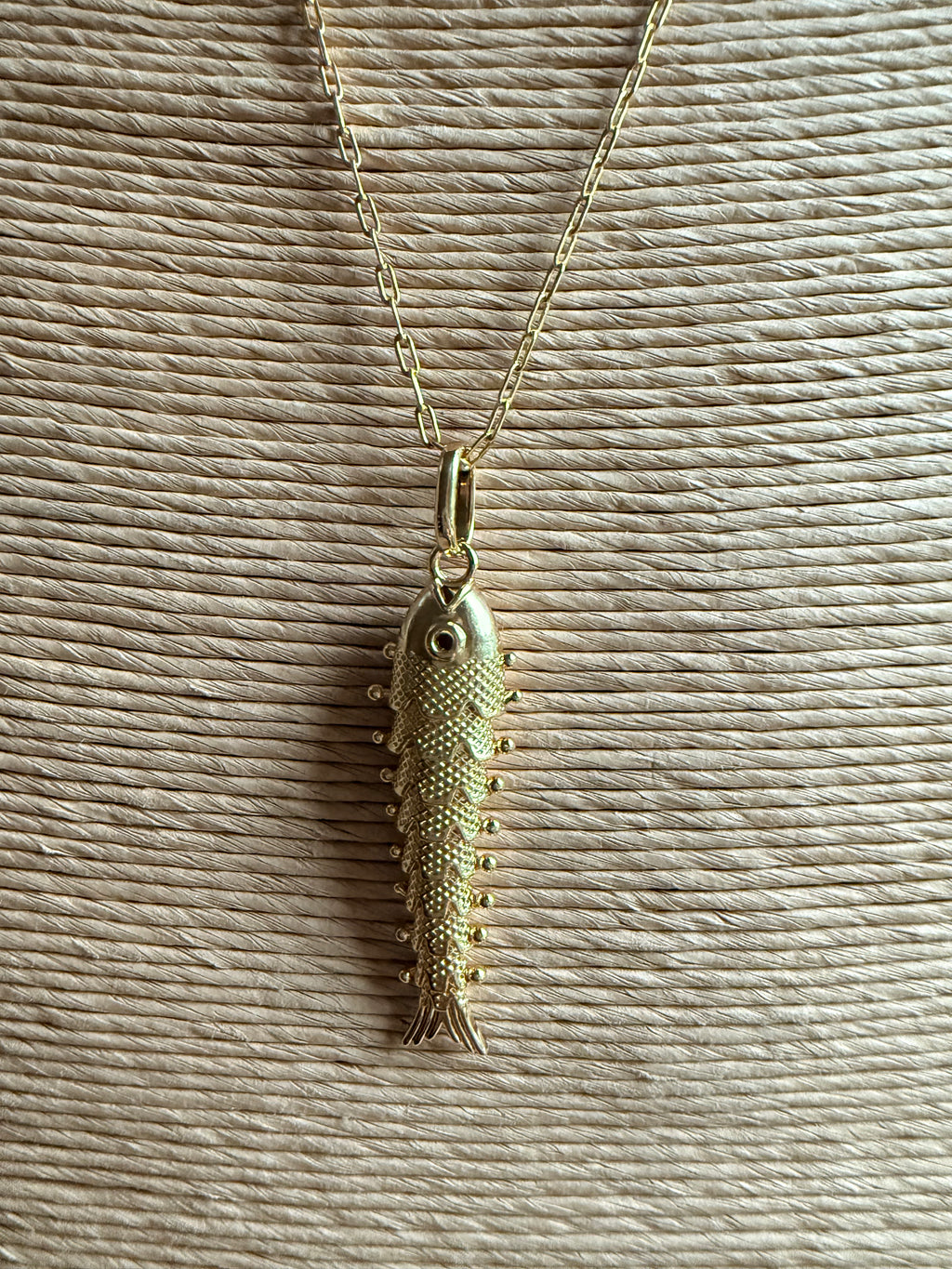 Reticulated Fish Charms