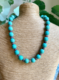 Turquoise & Brown Necklace