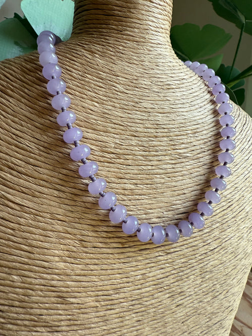 Purple Spacer Necklace