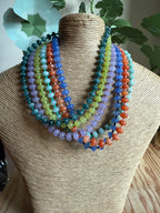 Turquoise Spacer Beaded Necklace