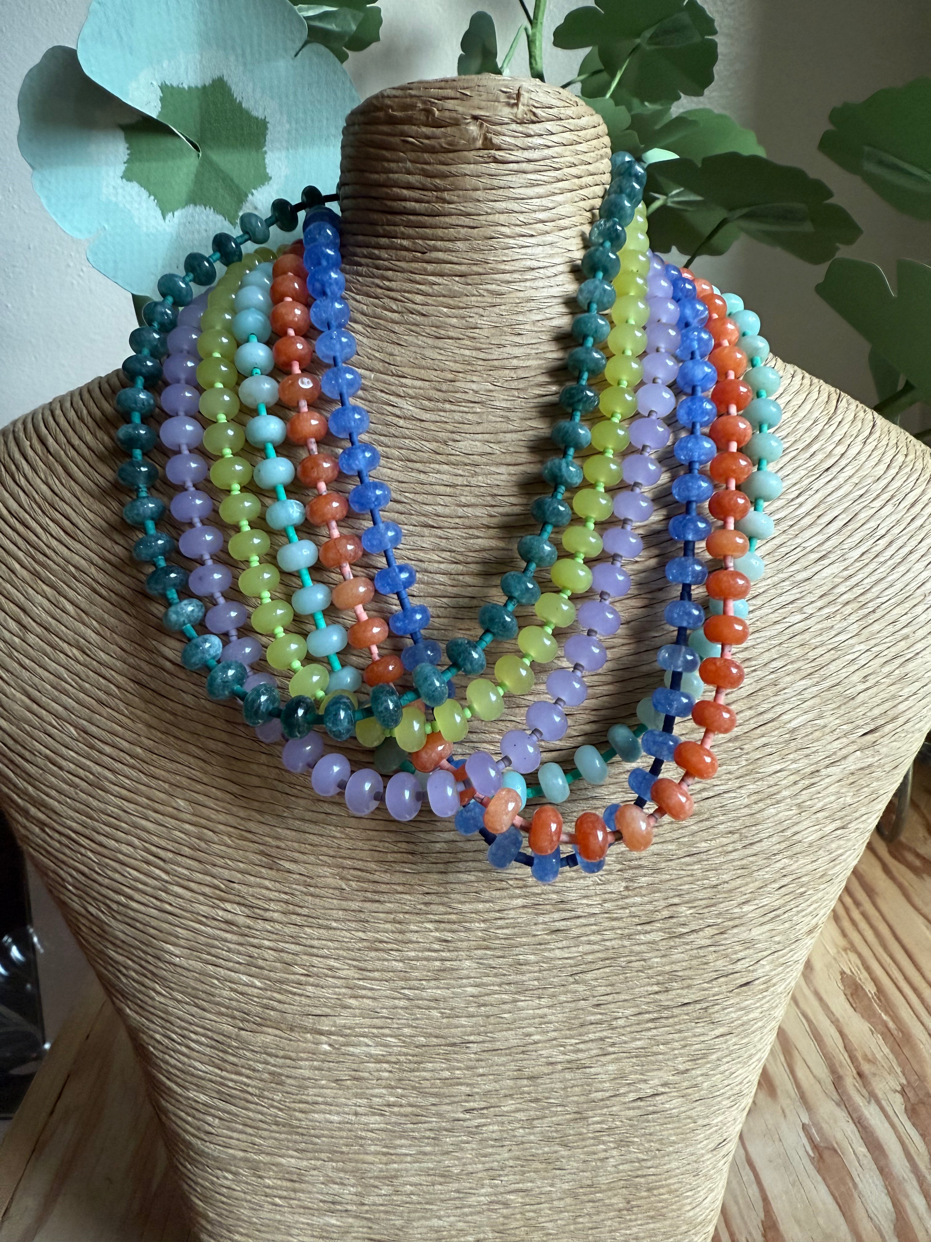 Amazonite Spacer Beaded Necklace