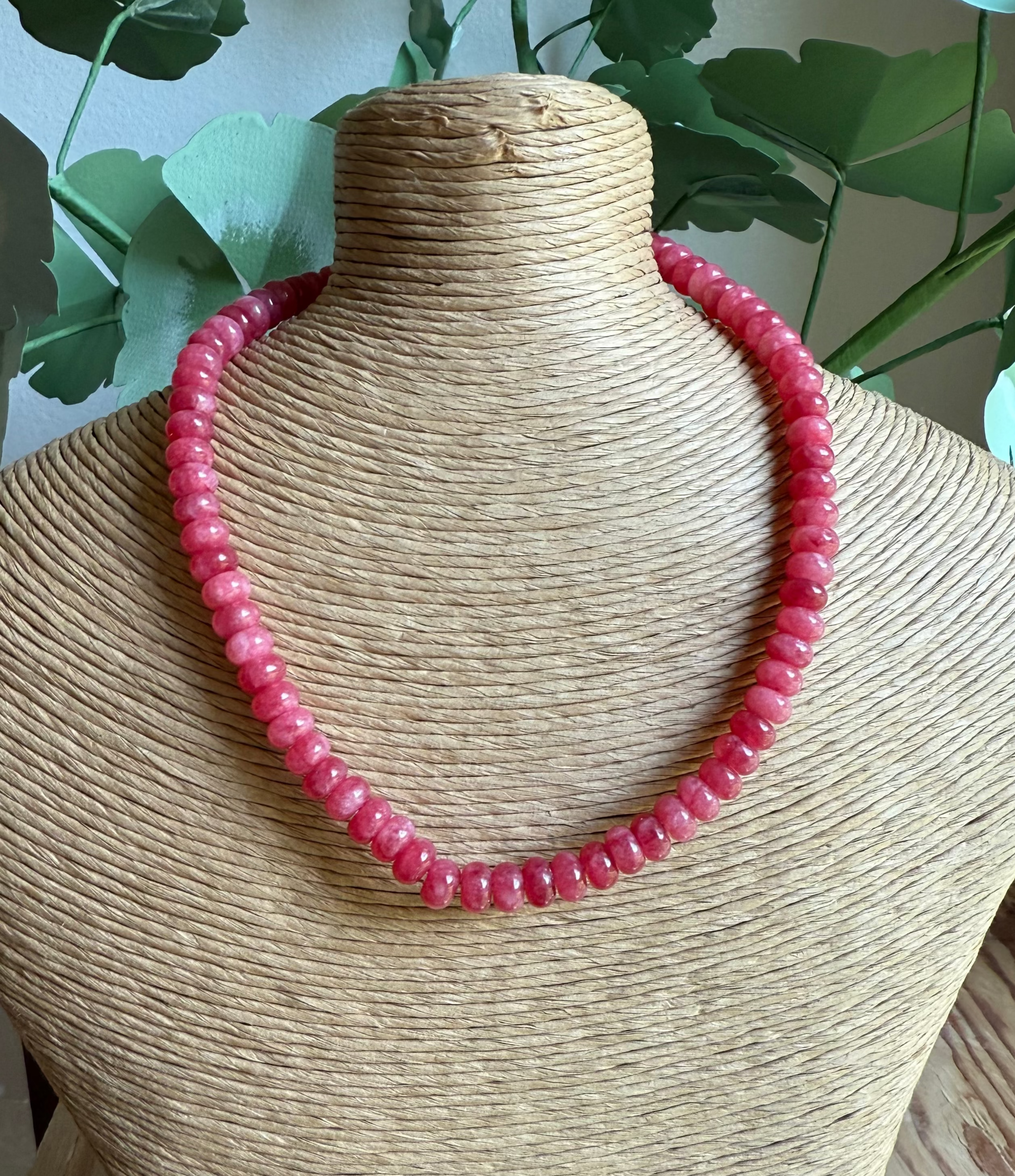 Red Beaded Necklace
