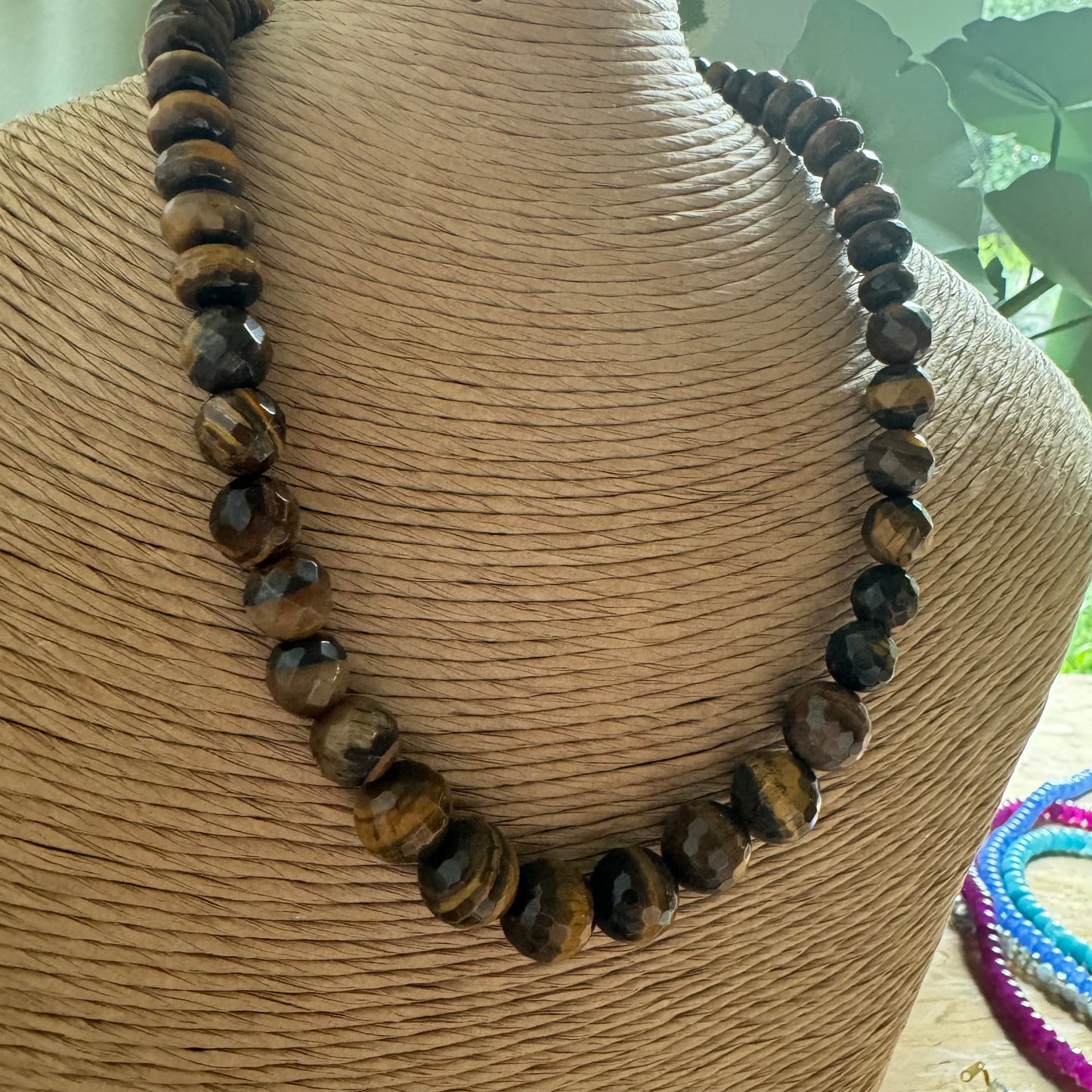 Graduated Tiger's Eye Beaded Necklace