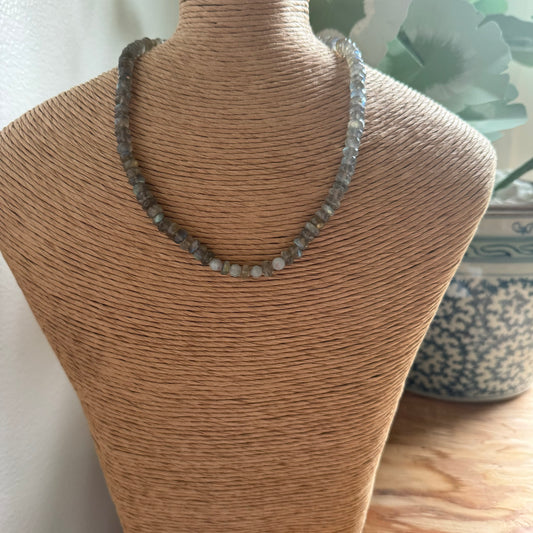 Labradorite Beaded Necklace