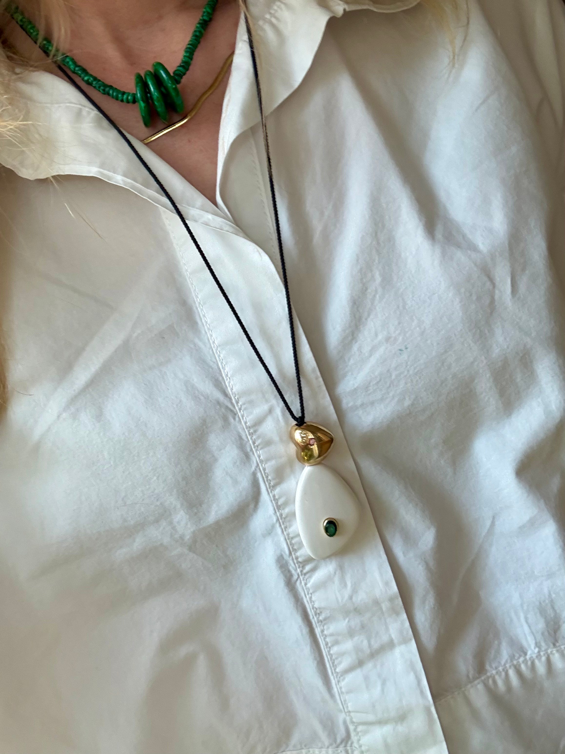 Amazonite Drop Necklace