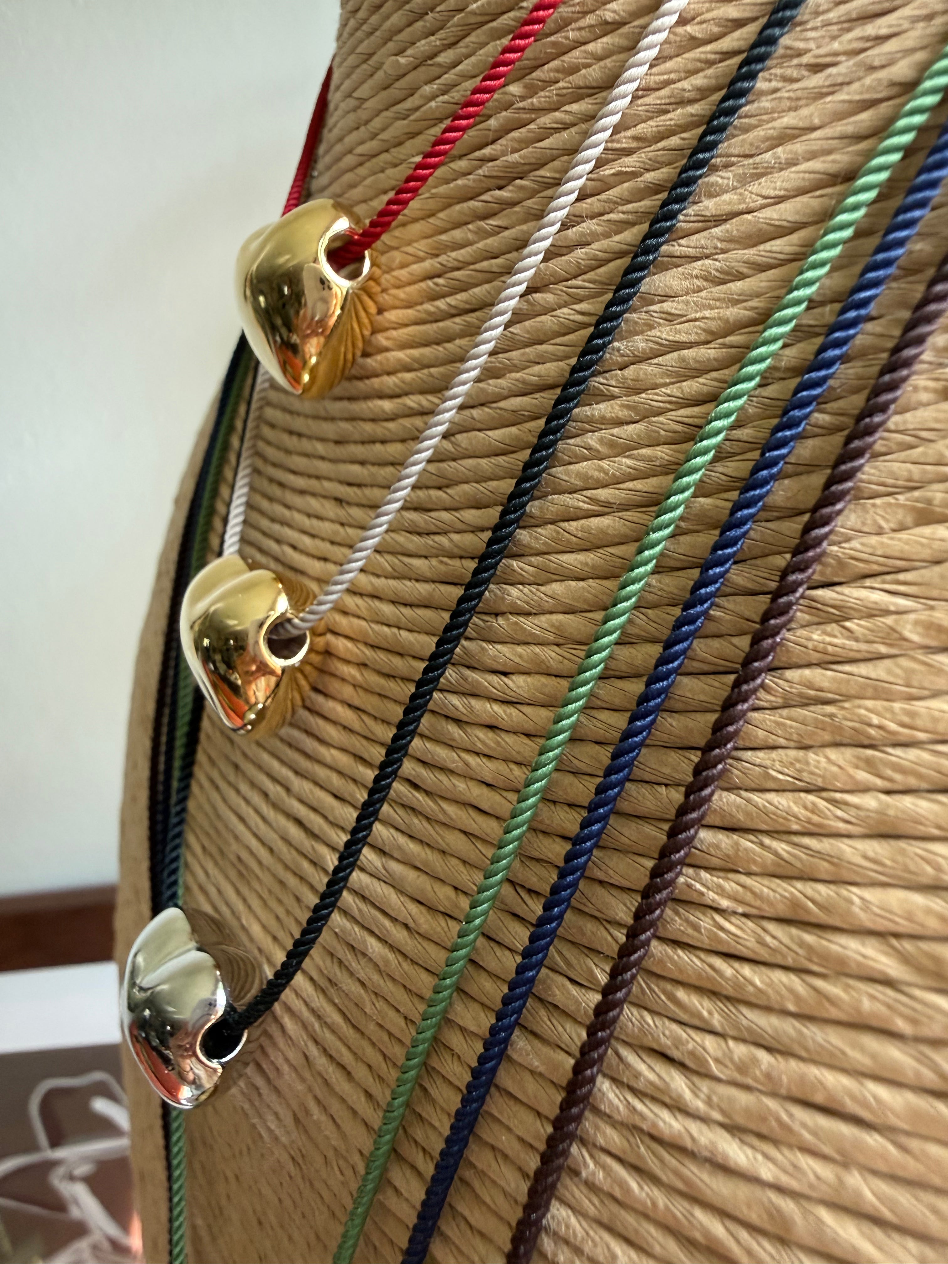 Heart on a Rope Necklace