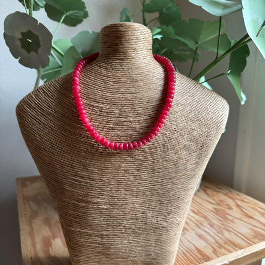 Red Beaded Necklace