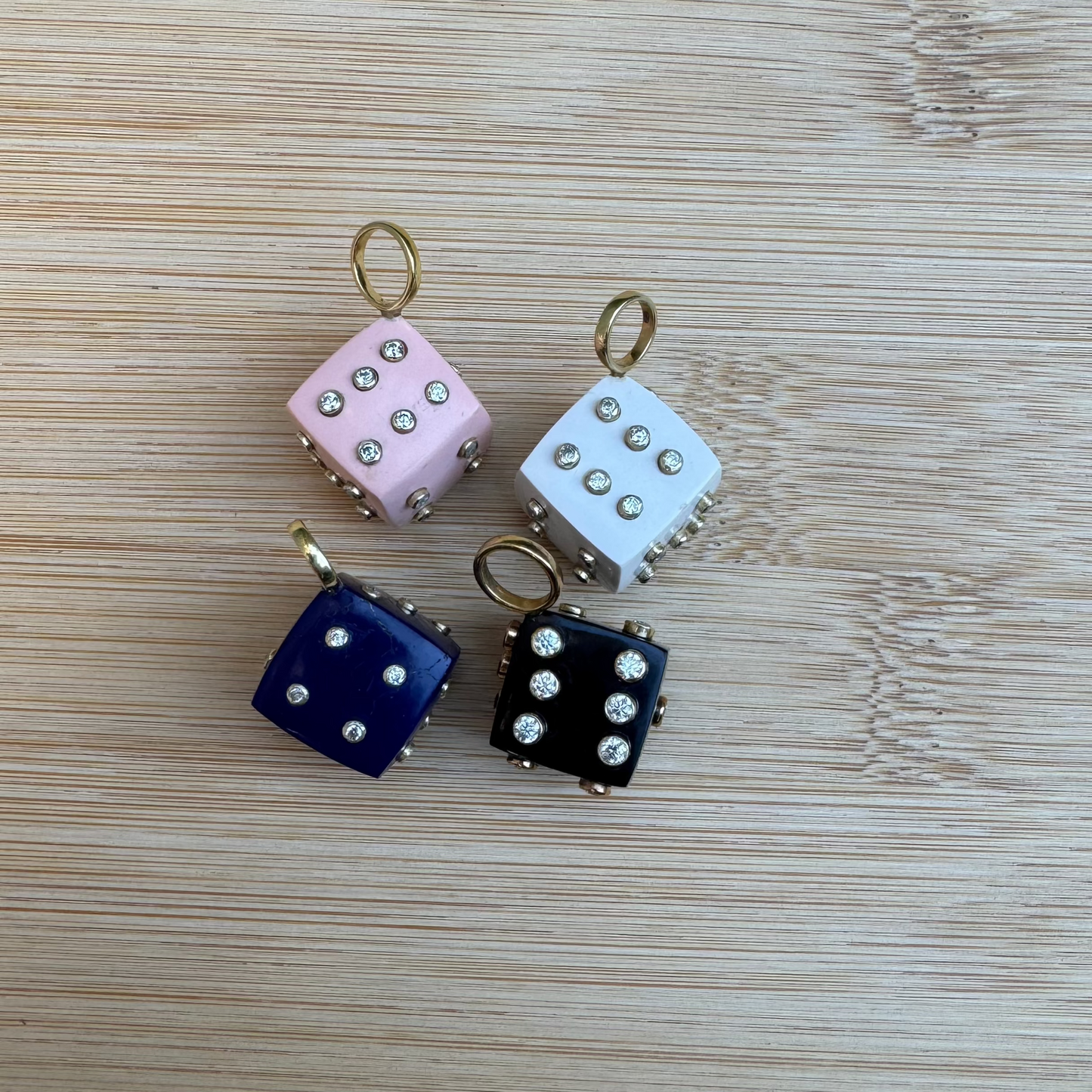 Embellished Dice Charm