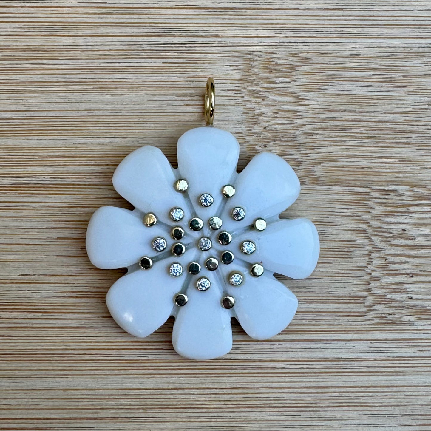 Embellished Flower Charm