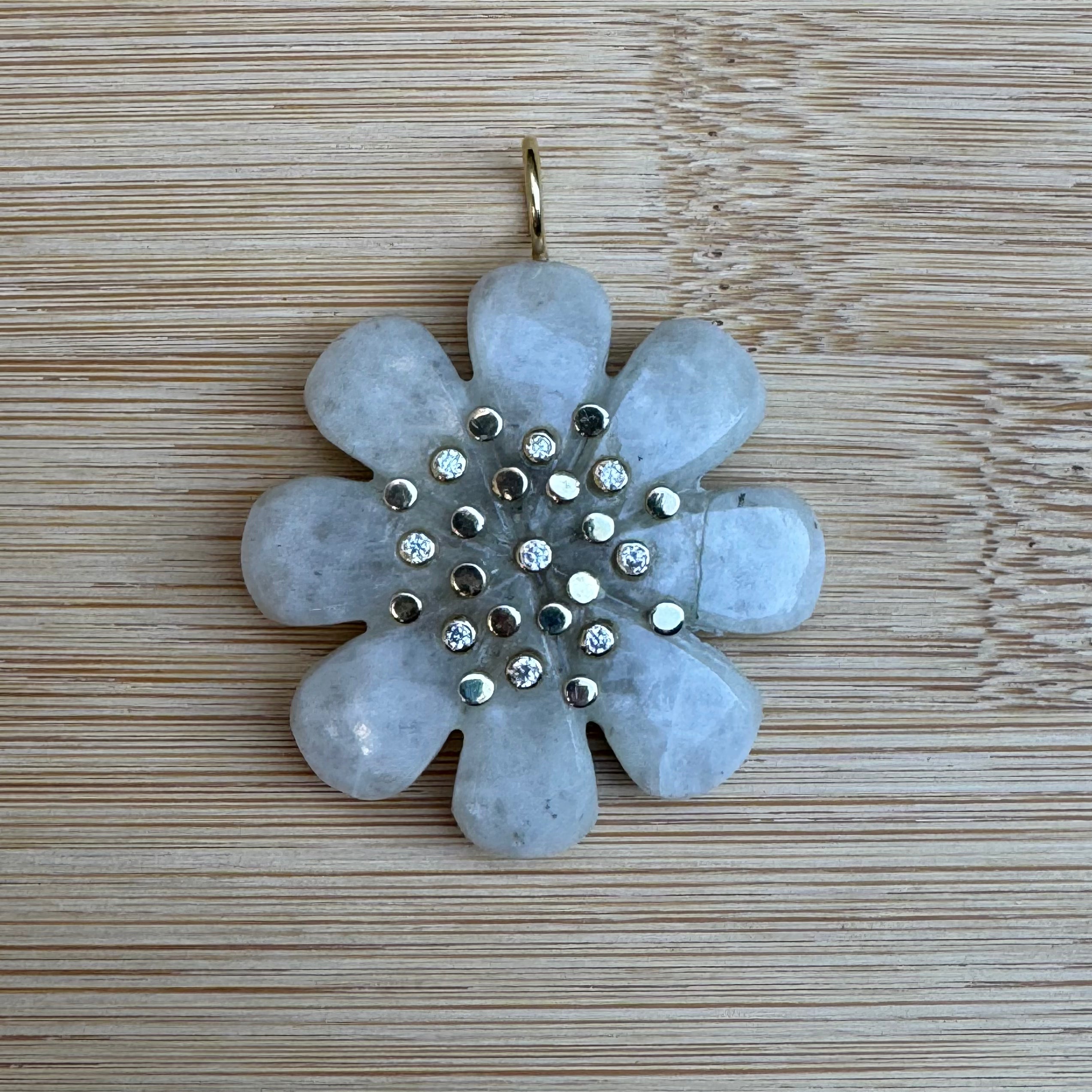 Embellished Flower Charm