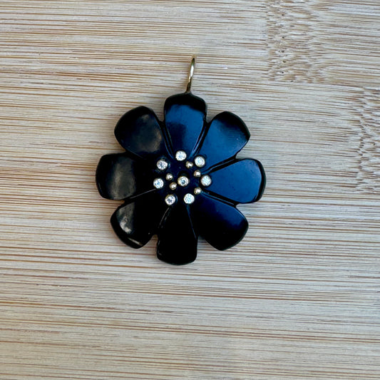 Embellished Flower Charm