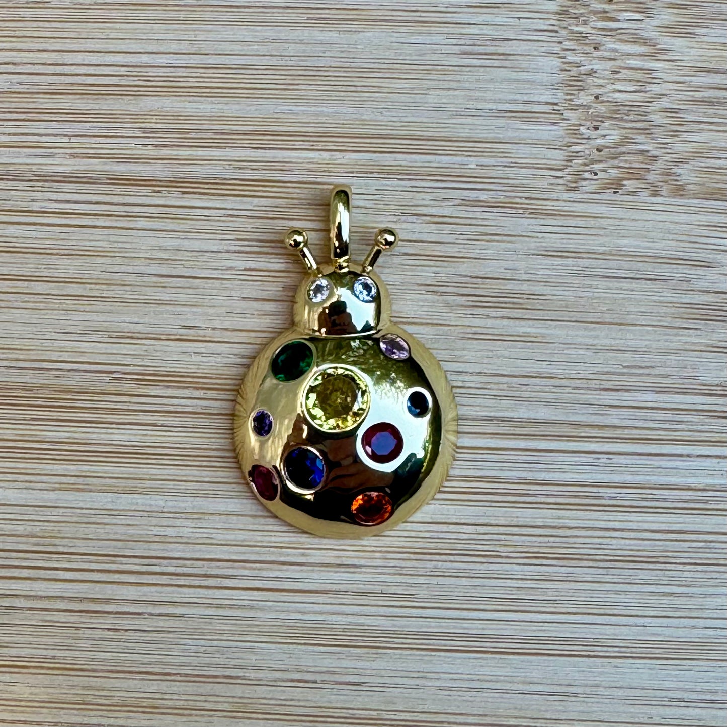 Gold Bug Charm