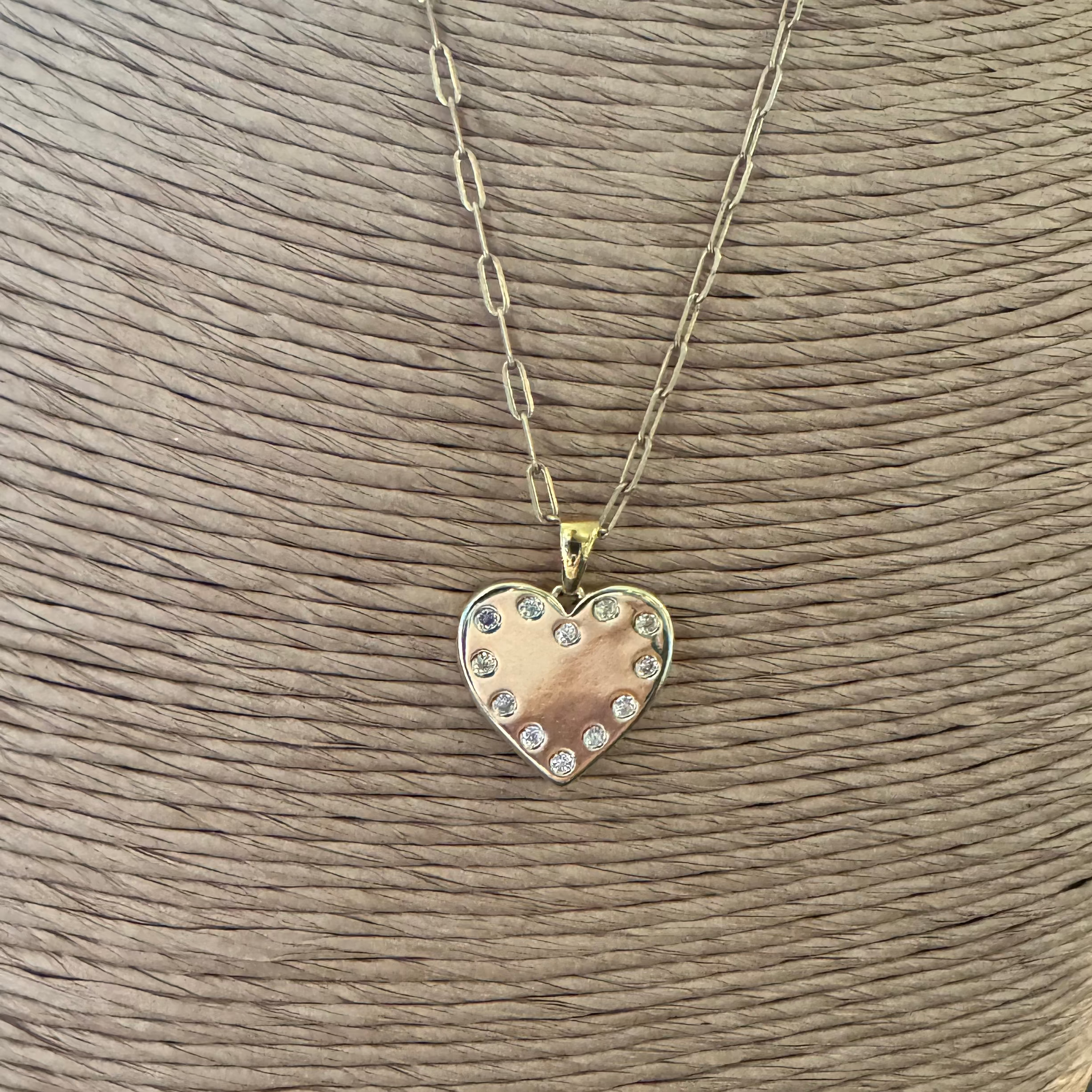 Gold Heart Charm