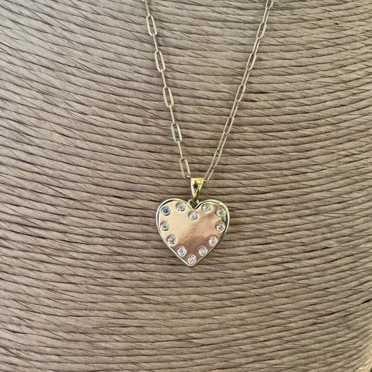 Gold Heart Charm