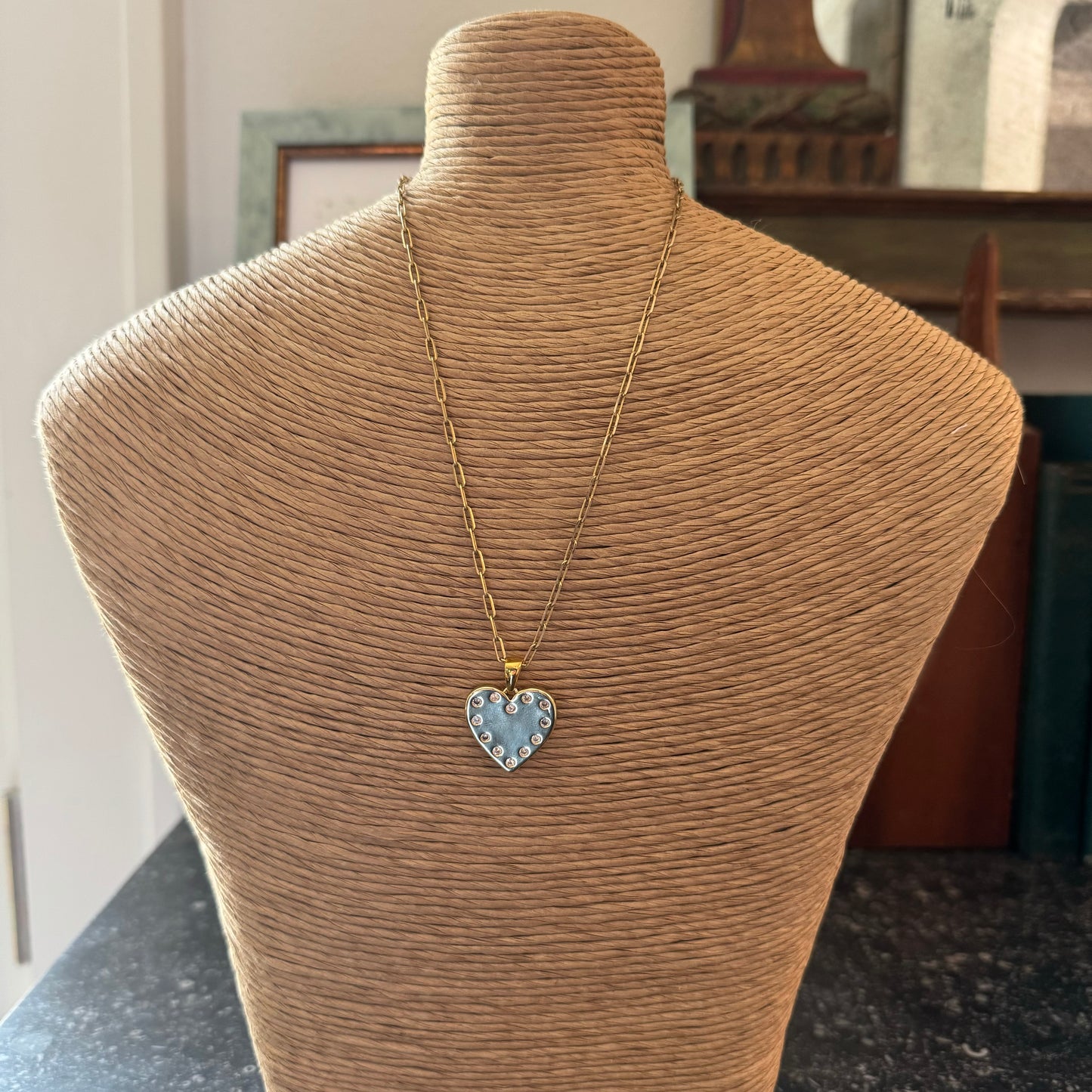 gold heart charm