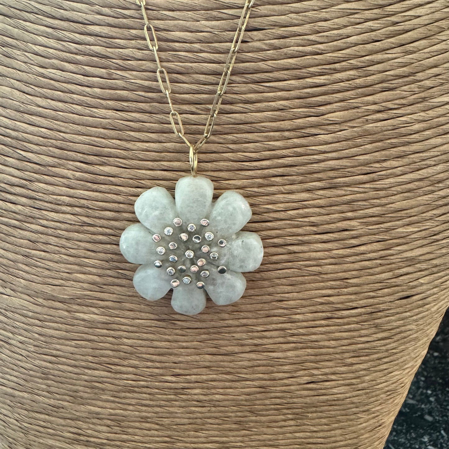 Embellished Flower Charm